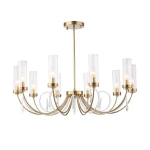 Большая хрустальная люстра на штанге ST Luce Иллюмиа SL1400.303.10