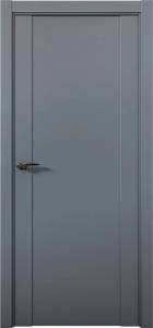 Межкомнатная дверь глухая Brandoors Prime 02 Полотно Антрацит 2000х700