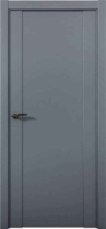 Межкомнатная дверь глухая Brandoors Prime 02 Полотно Антрацит 2000х700