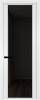 Межкомнатная дверь Profil Doors 2 AGP цвет профиля Вайт, стекло безопасное 6 мм черное тонированное 800x2000