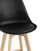 Набор из 4 полубарных стульев Stool Group Frankfurt Y815A-65CM black X4 черный фото 8