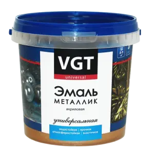 VGT ВД-АК-1179 МЕТАЛЛИК эмаль акриловая, универсальная, бронза (1кг)