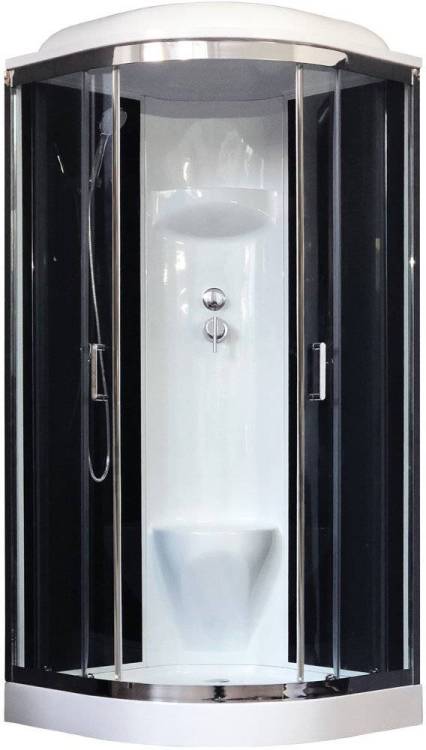 Душевая кабина Royal Bath RB 100HK6-BT-CH с низким поддоном, с сиденьем
