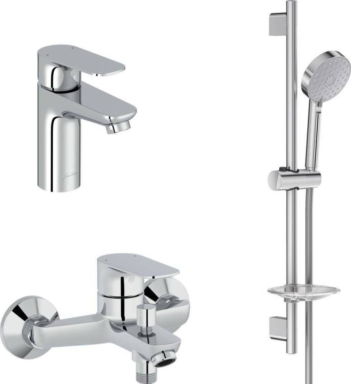Душевой комплект Jacob Delafon Oscar E29842-CP + E29844-CP + E99898RU-CP