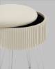 Пуф Stool Group Астор 23A1696VD-8167-01-S бежевый серебряные ножки фото 6