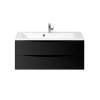 Тумба с раковиной BelBagno Marino 100 nero lucido