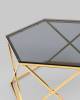 Стол журнальный Stool Group Круз ECT-187-TG сталь золото 93x80 фото 5