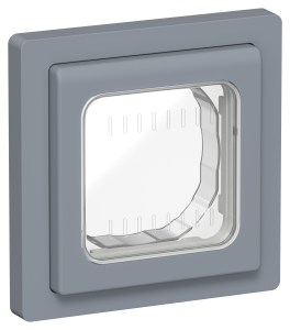 Рамка 1-постовая IEK Flite FI-M10-32-55-K35 маренго