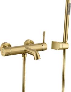 Смеситель для ванны с душем Boheme Uno 463-MG matt gold