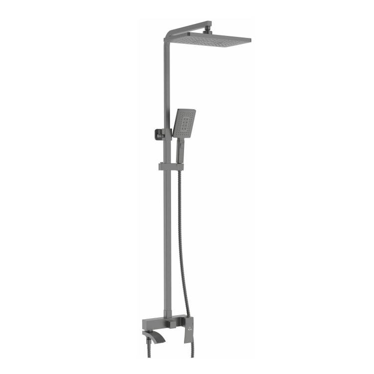 Душевая система Rose R1556T пепельный