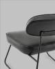 Кресло Stool Group Kate AV 336-Pbl-9005 черный, экокожа фото 6