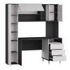 Стол письменный Моби Комфорт 12.95 N 00-00166438 темно-серый, белый 162x60.3x180 фото 2