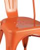 Стул Stool Group Tolix YD-H440B LG-05 оранжевый глянцевый фото 5