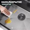 Мойка кухонная Splenka S703.7050.09 графит, 70x50 фото 5