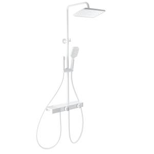 Душевая стойка Wonzon & Woghand WW-B4161-MW белая, с термостатом