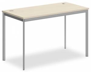 Стол офисный Skyland Imago-S 00-07092138, СП-2.1S Клен/Алюминий