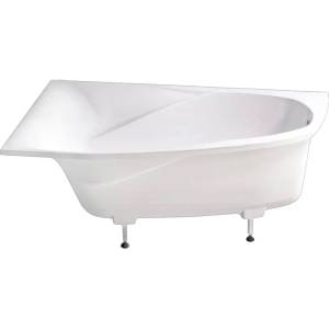 Ванна из искусственного камня Астра-Форм Селена Solid Surface 01010080 170x100 левая, белая матовая