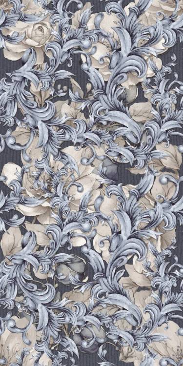 Декор Ape Ceramica Bellagio A043767 Dec Baroque Blu Mix Rect 60x120