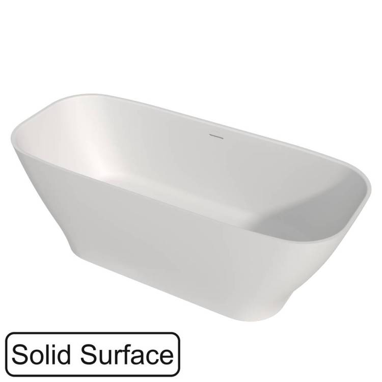 Ванна из искусственного камня WHITECROSS Clover 0220.170072.200 белый матовый, 170x72