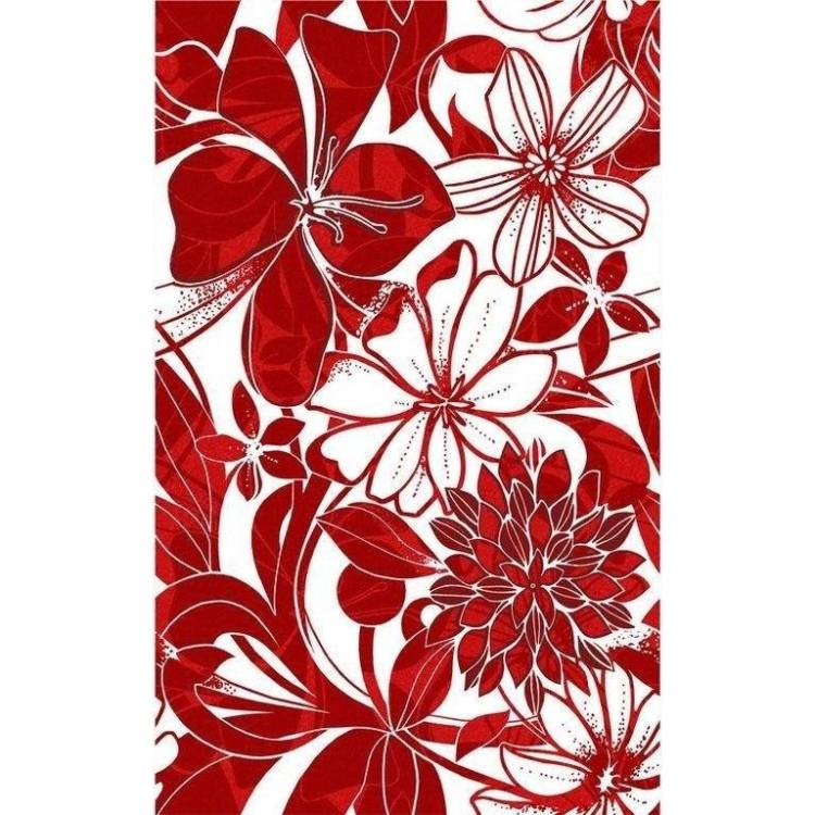 Декор Нефрит Керамика Кураж-2 09-00-45-084-0 Жаклин Красный 25x40