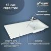 Раковина Maretti Umbria UM13SM93-844 над стиральной машиной, белая, 110x48 фото 4