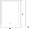 Зеркало BelBagno Kraft SPC-KRAFT-685-885-TCH-WARM с подогревом фото 5