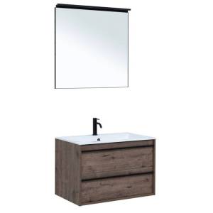 Мебель для ванной Aquanet Lino 80 271956 дуб веллингтон