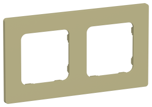 Рамка 2-постовая IEK Flite FI-M22-32-20-K26 оливковый