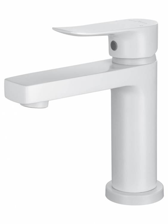 Смеситель для раковины Wonzon & Woghand WW-A40222-MW белый матовый