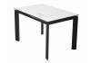 Стол Woodville Corner 518854 matte statuario стекло белый мрамор матовый/керамика черный 120(170)x80x76 фото 3