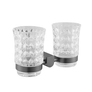 Стакан Rose RG1722T двойной, пепельный