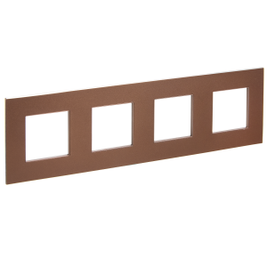 Рамка 4-постовая IEK Skandy SK-M42-M-K30 шоколад