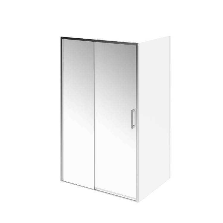 Душевая дверь в нишу Kerama Marazzi Lindo (Линдо) LN.120.SD.CR профиль хром, стекло прозрачное, 120x195