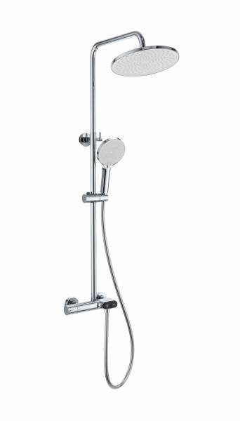 Душевая стойка Wonzon & Woghand WW-B2091-A-CR с термостатом, хром
