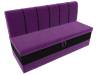 Кухонный диван Лига Диванов Энигма 112900 Фиолетовый\Черный 184/64/95 фото 5