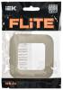 Рамка 1-постовая IEK Flite FI-M12-31-20-K37 шампань фото 5