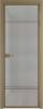 Межкомнатная дверь Profil Doors 4 AX цвет профиля Шампань, стекло безопасное 6 мм рэте 800x2000