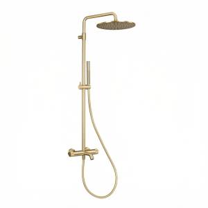 Душевая стойка Splendy Relax P RP208ZTR30C1GM золото матовое