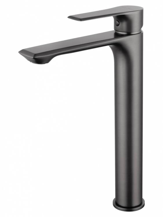 Смеситель для раковины Wonzon & Woghand WW-88019079-BGM высокий, темный графит