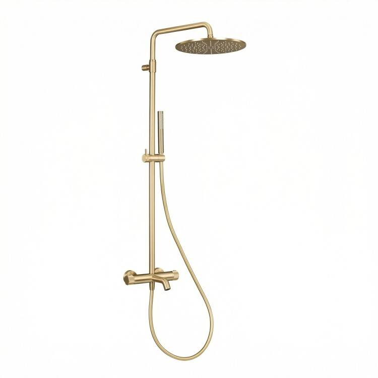 Душевая стойка Splendy Relax P RP208ZTR30C1GM золото матовое