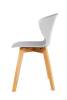 Стул Bradex Home Gracia FR 0031 белый с деревянными ножками фото 2