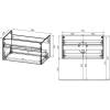 Тумба с раковиной Vincea Chiara 80 темный дуб фото 11