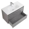Тумба с раковиной Belbagno Kraft 39 KRAFT 39-800/390-2C-SO-CG 80x39x50 Cemento Grigio подвесная с двумя выкатными ящиками фото 8