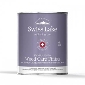 Лак Swiss Lake Wood Care Finish Лессирующий на водной основе (0.9л)