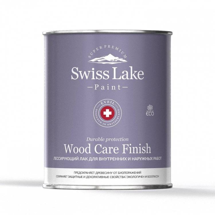 Лак Swiss Lake Wood Care Finish Лессирующий на водной основе (0.9л)