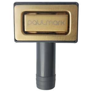 Перелив Paulmark PM22-BG прямоугольный, брашированное золото