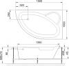 Акриловая ванна Royal Bath Alpine RB 819100 150x100 R фото 4