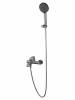 Смеситель для ванны Wonzon & Woghand WW-88037073-BGM с душем, темный графит