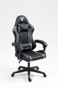 Кресло компьютерное Stool Group TopChairs Commander GF-8082 black+grey черно-серый