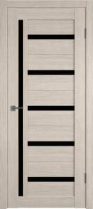 Межкомнатная дверь Владимирская Фабрика Дверей Atum 18 Cappuccino стекло Black Gloss 800x2000